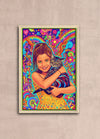 Custom vibrant pop art poster portrait