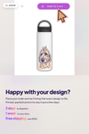 Custom Insulated Water Bottle | Cartoon