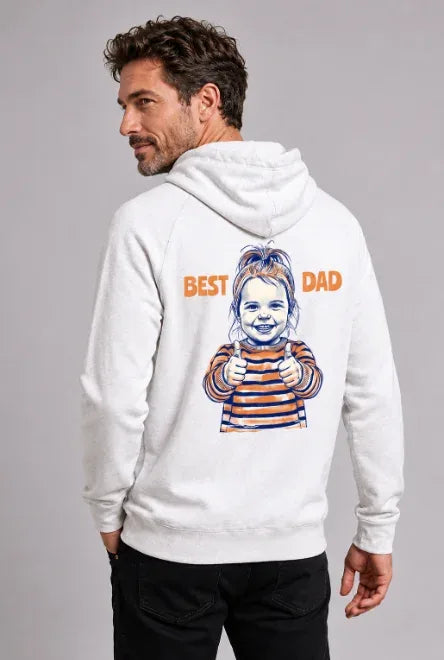 Custom men's hoodie design for The Cozy Dad