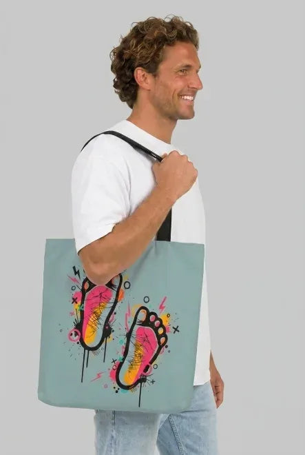Custom tote bag design for The New Dad